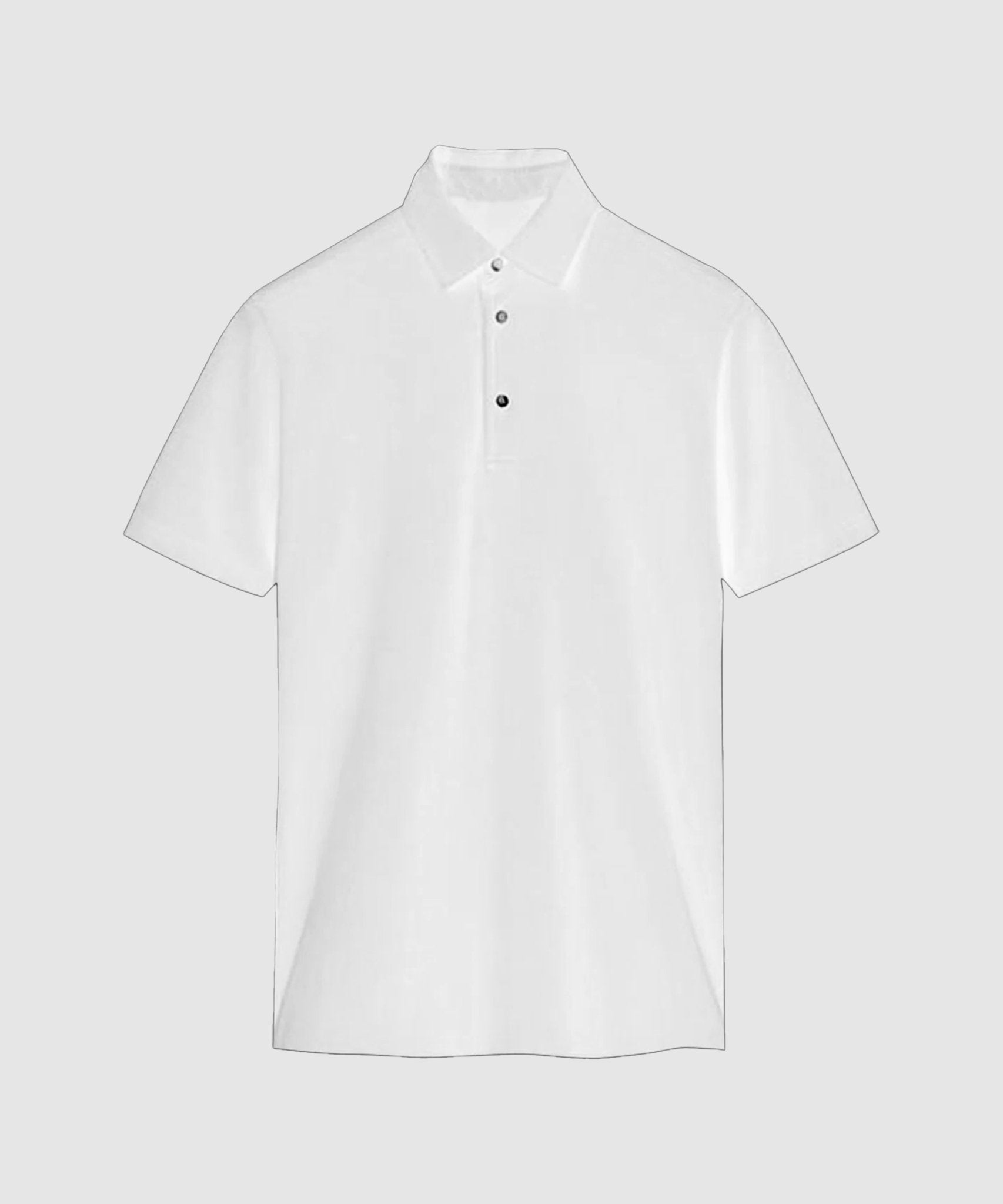 G West Keep Dry Blank Polo - White - G West Blanks