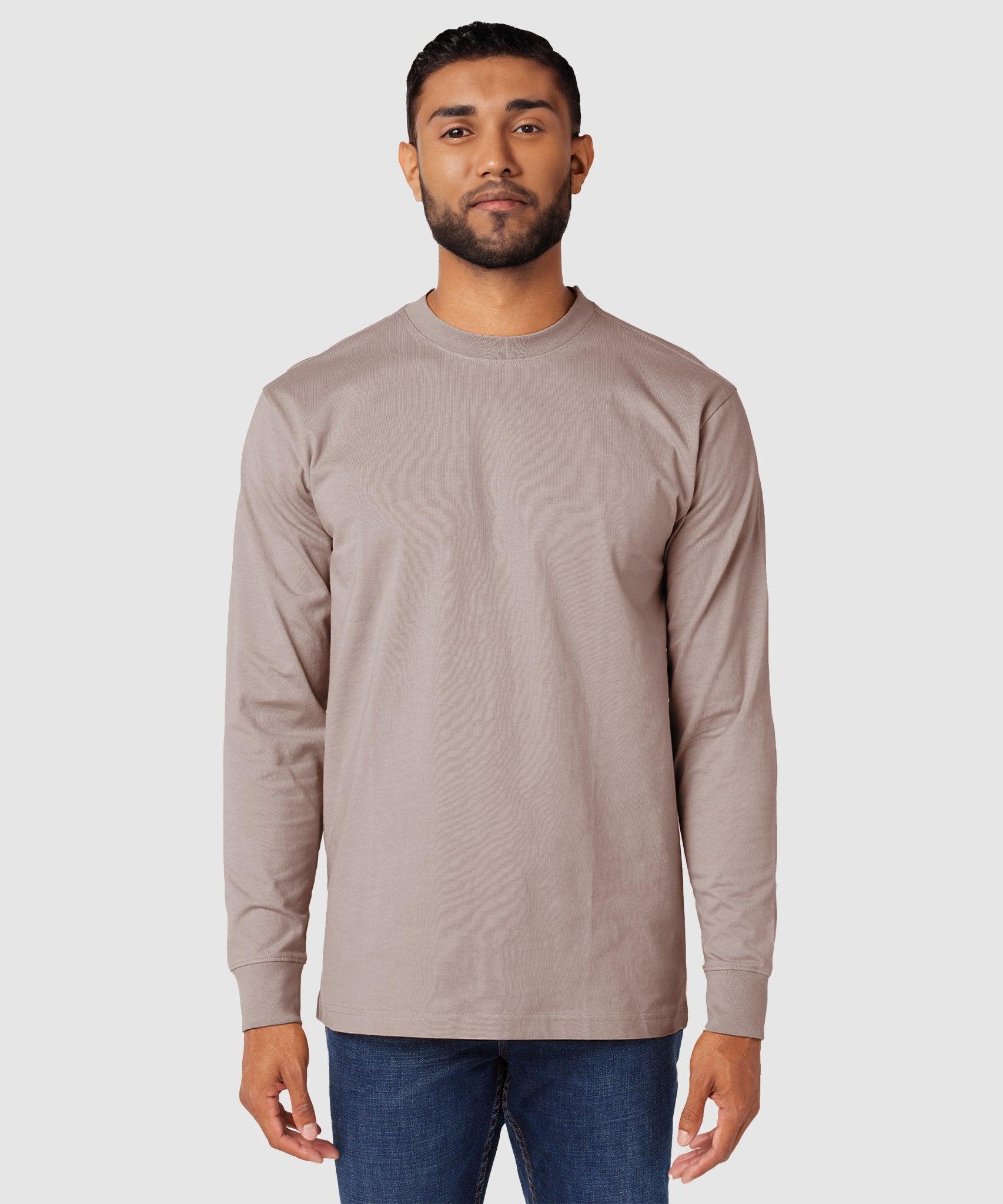 GWCHMC1186 - G West Men's Premium Heavyweight Long Sleeve T-shirt - 5 Colors (Immediate Delivery) - G West Blanks